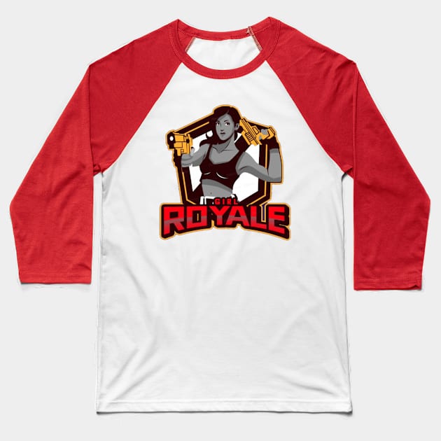 pubg royale girl Baseball T-Shirt by Hyper_co